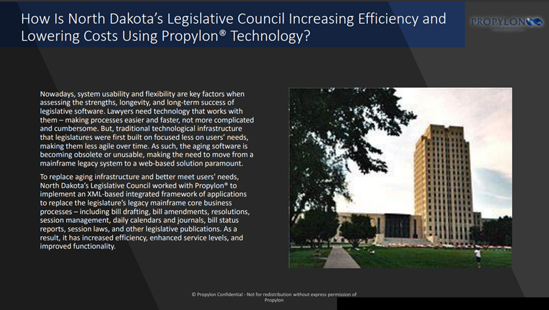 How North Dakota Legislative Council increased efficiency and lowered ...