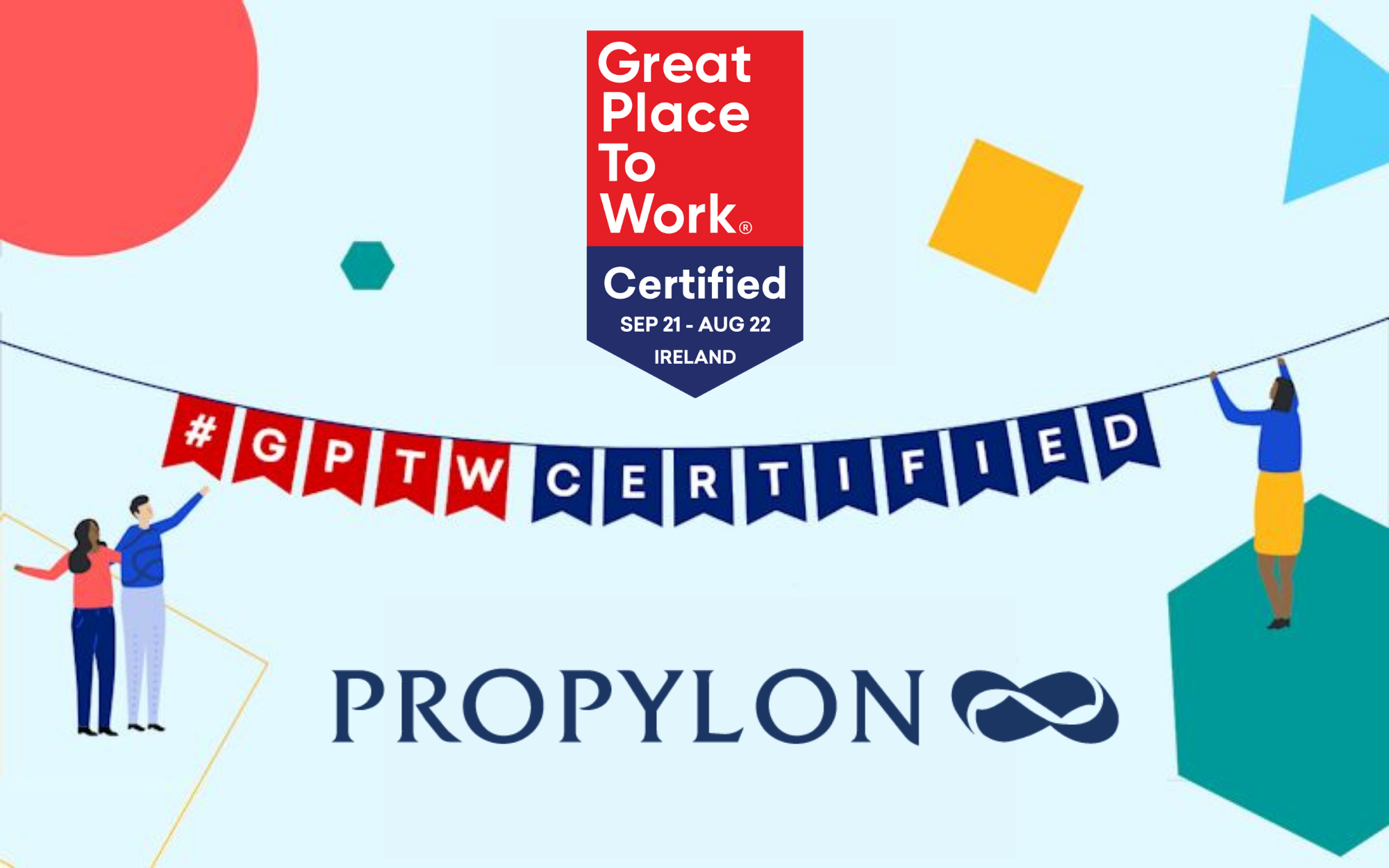 Propylon certified a great place to work