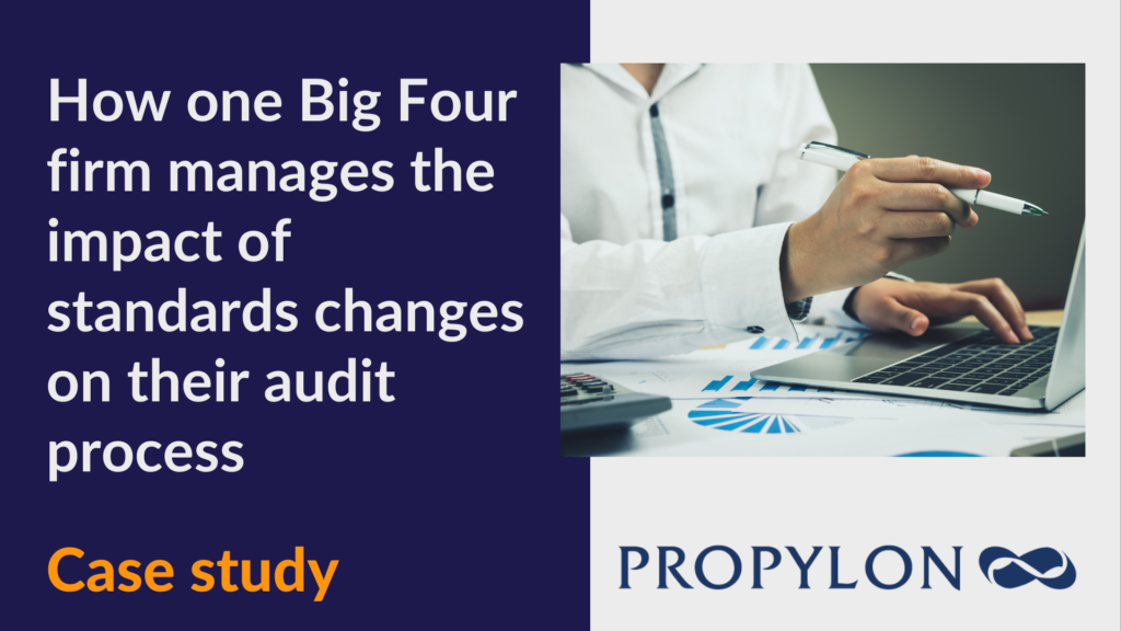 How one Big Four Firm manages the impact of change on its audit process case study download